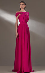 1 of 4 MNM Couture K3894 Fuchsia