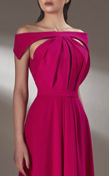 3 of 4 MNM Couture K3894 Fuchsia