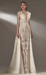 1 of 4 MNM Couture K3897 Off White