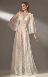 1 of 4 MNM Couture K3898 Off White
