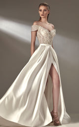 1 of 4 MNM Couture K3899 Off White