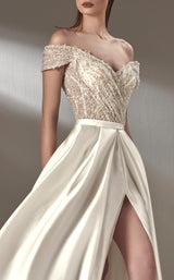 3 of 4 MNM Couture K3899 Off White