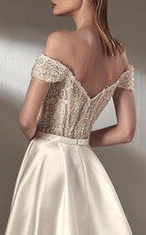 4 of 4 MNM Couture K3899 Off White