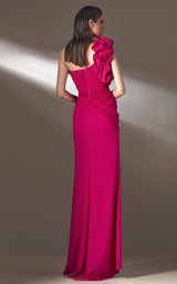2 of 4 MNM Couture K3904 Fuchsia