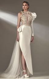 1 of 4 MNM Couture K3909 Off White