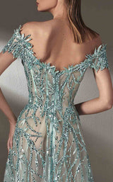 4 of 4 MNM Couture K3910 Aqua