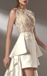 3 of 4 MNM Couture K3911 Off White