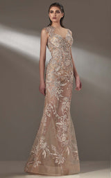 1 of 4 MNM Couture K3912 Beige