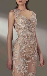 3 of 4 MNM Couture K3912 Beige