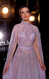 4 of 7 MNM Couture K3975 Purple