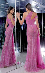 5 of 5 MNM Couture K3981 Fuchsia