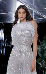 2 of 4 MNM Couture K3983 Ivory