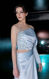 2 of 3 MNM Couture K3987 Light Blue