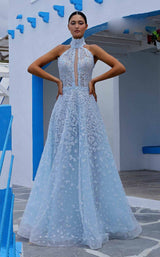 1 of 6 MNM Couture K3997 Light Blue
