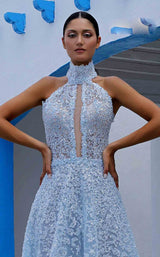 3 of 6 MNM Couture K3997 Light Blue