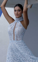 4 of 6 MNM Couture K3997 Light Blue