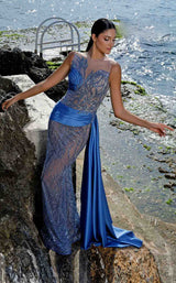 1 of 4 MNM Couture K4001 Blue