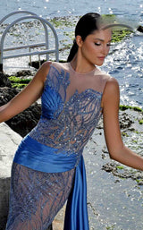 2 of 4 MNM Couture K4001 Blue