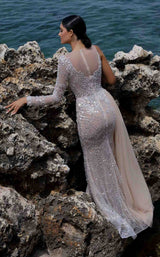 5 of 5 MNM Couture K4003 Beige