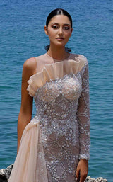 3 of 5 MNM Couture K4003 Beige