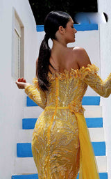 6 of 7 MNM Couture K4006 Mustard