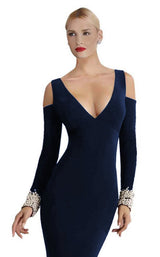 6 of 8 Janique K6573 Navy