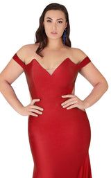 9 of 13 MNM Couture L0044 Red