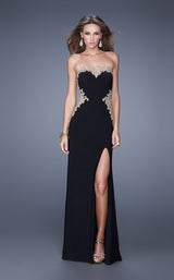 1 of 3 La Femme 20855 Black/Gold