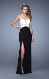 1 of 2 La Femme 21051 Black/White