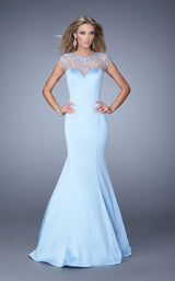 2 of 3 La Femme 21345 Powder Blue