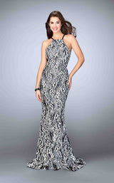 1 of 2 La Femme 23848 Black/White