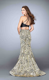 2 of 2 La Femme 23872 Black/Gold