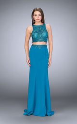 1 of 2 La Femme 23907 Teal