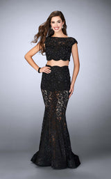 1 of 2 La Femme 24038 Black