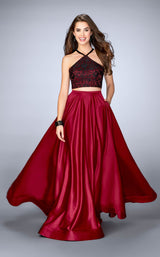 1 of 4 La Femme 24264 Burgundy