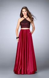 2 of 4 La Femme 24264 Burgundy