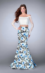 1 of 3 La Femme 24281 Blue Multi