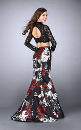 2 of 2 La Femme 24285 Black Multi