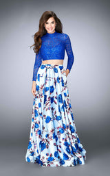 1 of 2 La Femme 24507 Blue Multi