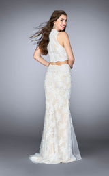 2 of 2 La Femme 24615 White/Nude