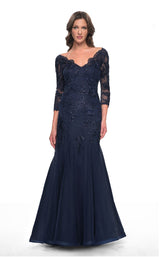 3 of 12 La Femme 30823 Navy