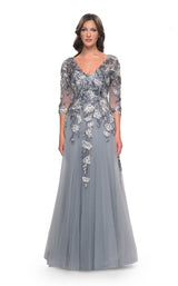 1 of 4 La Femme 30968 Slate Blue