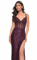 4 of 9 La Femme 31657 Dark Berry