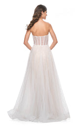 6 of 6 La Femme 32149 White/Nude