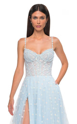9 of 14 La Femme 32716 Light Blue