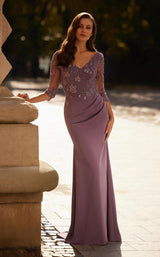 1 of 6 La Femme 32738 Dusty Purple