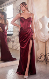 3 of 6 LaDivine 7498 Burgundy