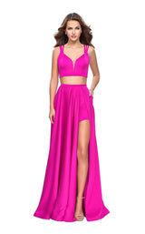 3 of 8 La Femme 25288 Hot Pink