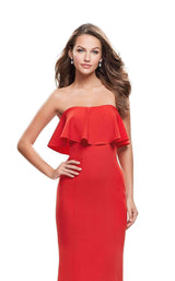 3 of 8 La Femme 25419 Poppy Red