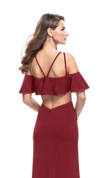 8 of 8 La Femme 25556 Burgundy